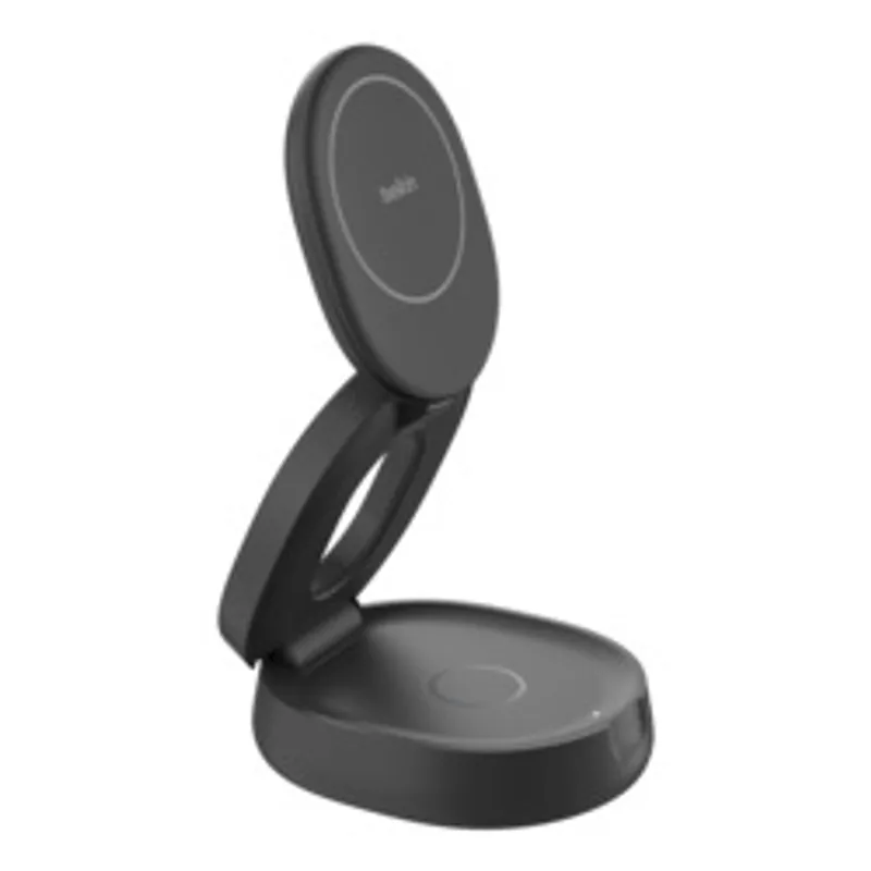Belkin magnetische 2-in-1-Ladestation mit Qi2, 15W, schwarz