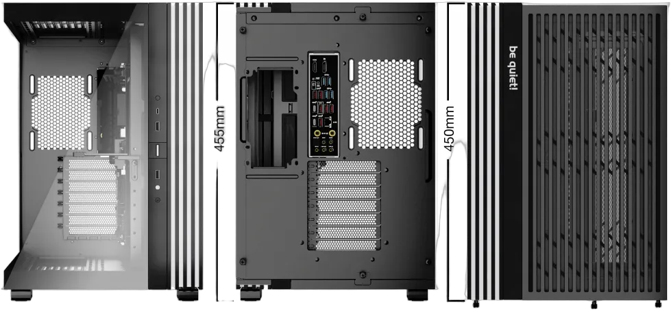 be quiet! LIGHT BASE 600 DX Black Midi Tower Negro be quiet! LIGHT BASE 600 DX Black Midi Tower Negro