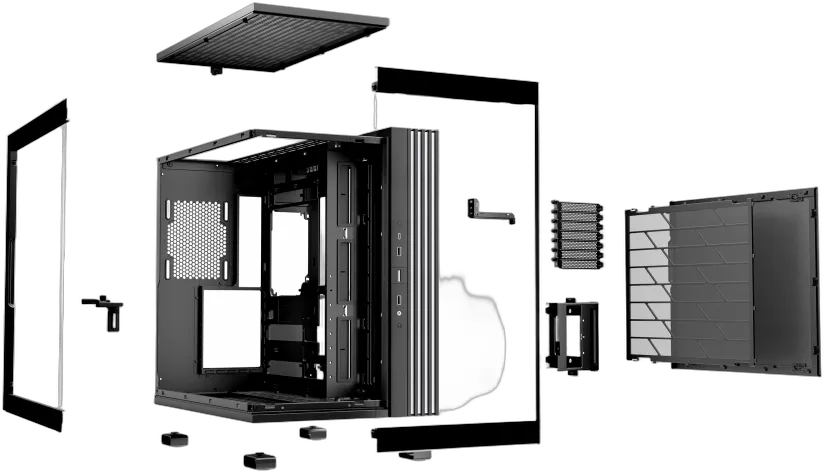 be quiet! LIGHT BASE 600 DX Black Midi Tower Negro be quiet! LIGHT BASE 600 DX Black Midi Tower Negro
