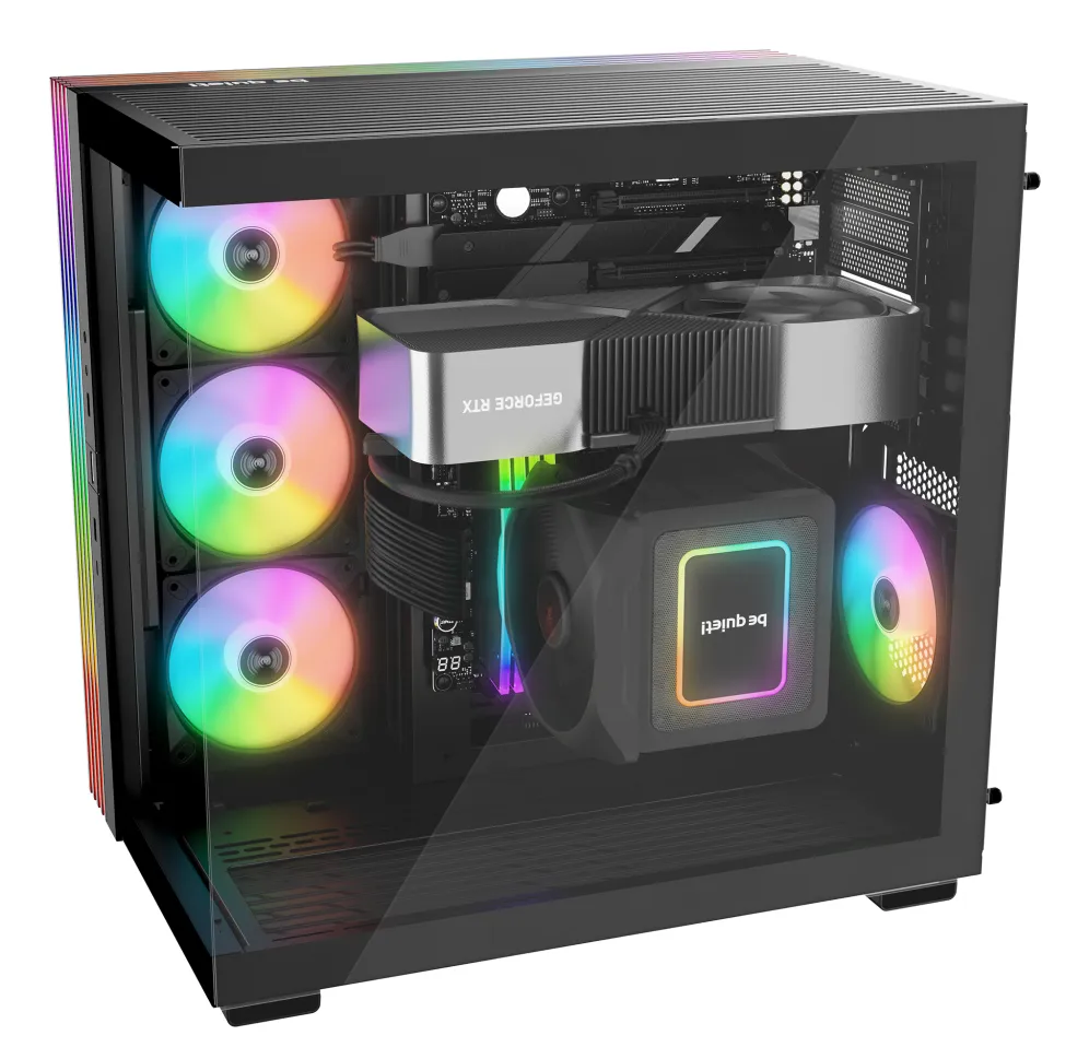 be quiet! LIGHT BASE 600 DX Black Midi Tower Negro be quiet! LIGHT BASE 600 DX Black Midi Tower Negro