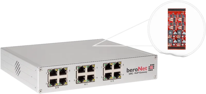 beroNet Gateway 12 FXS SBC VoIP Gateway