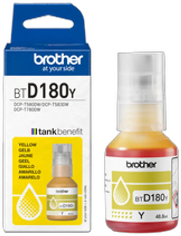 Patrone Brother BTD180Y  Tintenflasche Gelb ca.5000S