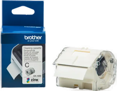 Farbetikettenrolle Brother 50mm, Länge 2m CK-1000