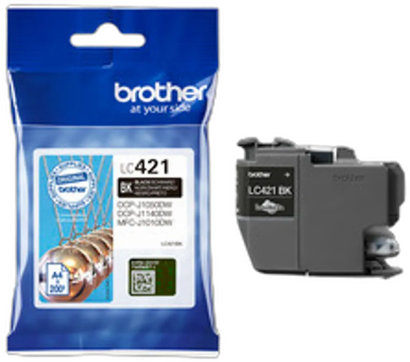 Patrone Brother LC-421BK DCP-J1050DW/J1140DW/MFC-J1010W