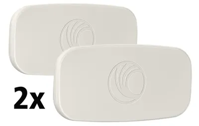 Vorkonfiguriertes Cambium Networks ePMP Force 180 Richtfunk-Set mit zwei weißen ovalen Antennen und 2x-Overlay für Vorkonfiguriertes Cambium Networks ePMP Force 180 Richtfunk-Set mit zwei weißen ovalen Antennen und 2x-Overlay für