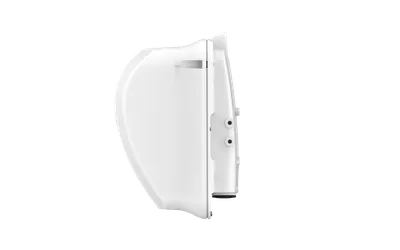 Ensemble de liaison sans fil Cambium 60 GHz cnWave v2000 pour 350 mètres, boîtier blanc arrondi avec face avant courbée et Ensemble de liaison sans fil Cambium 60 GHz cnWave v2000 pour 350 mètres, boîtier blanc arrondi avec face avant courbée et