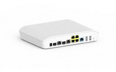 Сетевое устройство Cambium Networks NSE 3000 с белым корпусом, портами Ethernet, USB и консолью для корпоративных сетей. Сетевое устройство Cambium Networks NSE 3000 с белым корпусом, портами Ethernet, USB и консолью для корпоративных сетей.