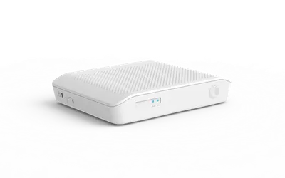 Сетевое устройство Cambium Networks NSE 3000 с перфорированной крышкой, светодиодами Cloud и SYS и логотипом на передней Сетевое устройство Cambium Networks NSE 3000 с перфорированной крышкой, светодиодами Cloud и SYS и логотипом на передней
