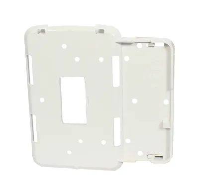 Support mural cnPilot e430H Cambium Networks pour boîte de dérivation double, en plastique blanc avec découpe rectangulaire