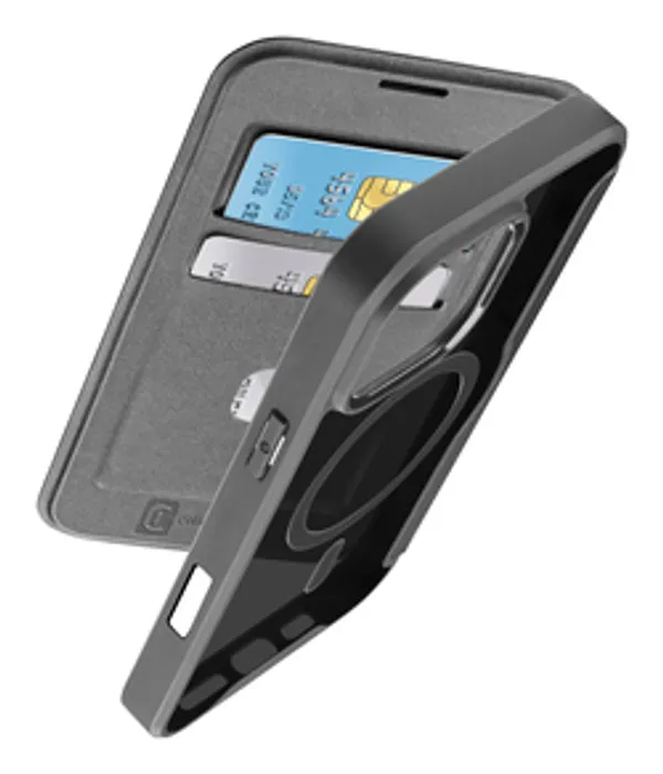 Cellularline Book Case Daily MAG iPhone 16 Pro Max Black