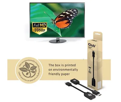 Adapter DisplayPort => HDMI *Club3D* passiv