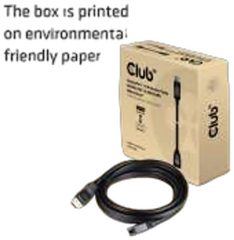 Club3D DisplayPort-Kabel 1.4 Verlängerung    3m 8K60HZ St/Bu retail