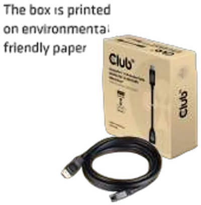 Club3D DisplayPort-Kabel 1.4 Verlängerung 3m 8K60HZ St/Bu retail