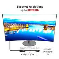 Club3D DisplayPort-Kabel 1.4 Verlängerung 3m 8K60HZ St/Bu retail Club3D DisplayPort-Kabel 1.4 Verlängerung 3m 8K60HZ St/Bu retail