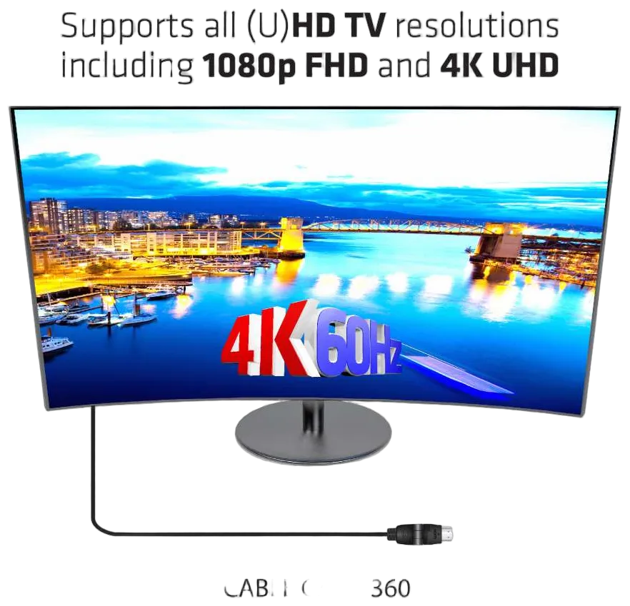 Club3D HDMI-Kabel A -> A 2.0 360° Drehbar 4K60Hz UHD 2 Meter retail Club3D HDMI-Kabel A -> A 2.0 360° Drehbar 4K60Hz UHD 2 Meter retail