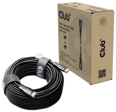 Club3D HDMI-Kabel A -> A 2.1 aktiv opt. 8K60Hz UHD 50 Meter retail