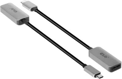 Club3D Adapter USB 3.2 Typ C > DP 1.4 8K60Hz HDR aktiv St/Bu retail