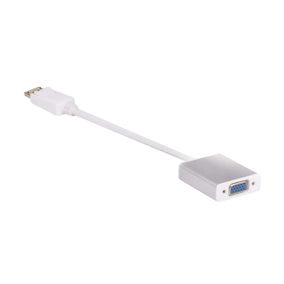 Club3D Adapter DisplayPort > VGA aktiv St/Bu weiß Polybeutel Club3D Adapter DisplayPort > VGA aktiv St/Bu weiß Polybeutel