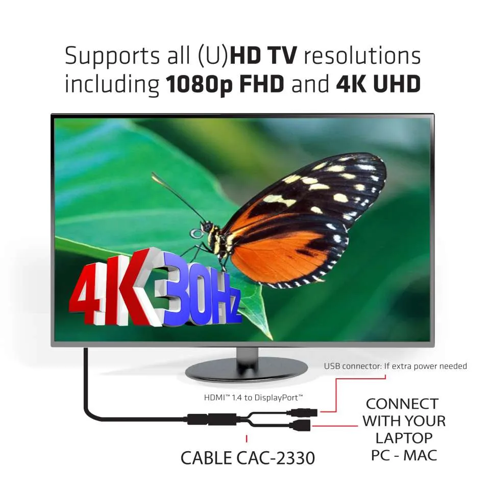 Adapter HDMI => DisplayPort *Club3D*