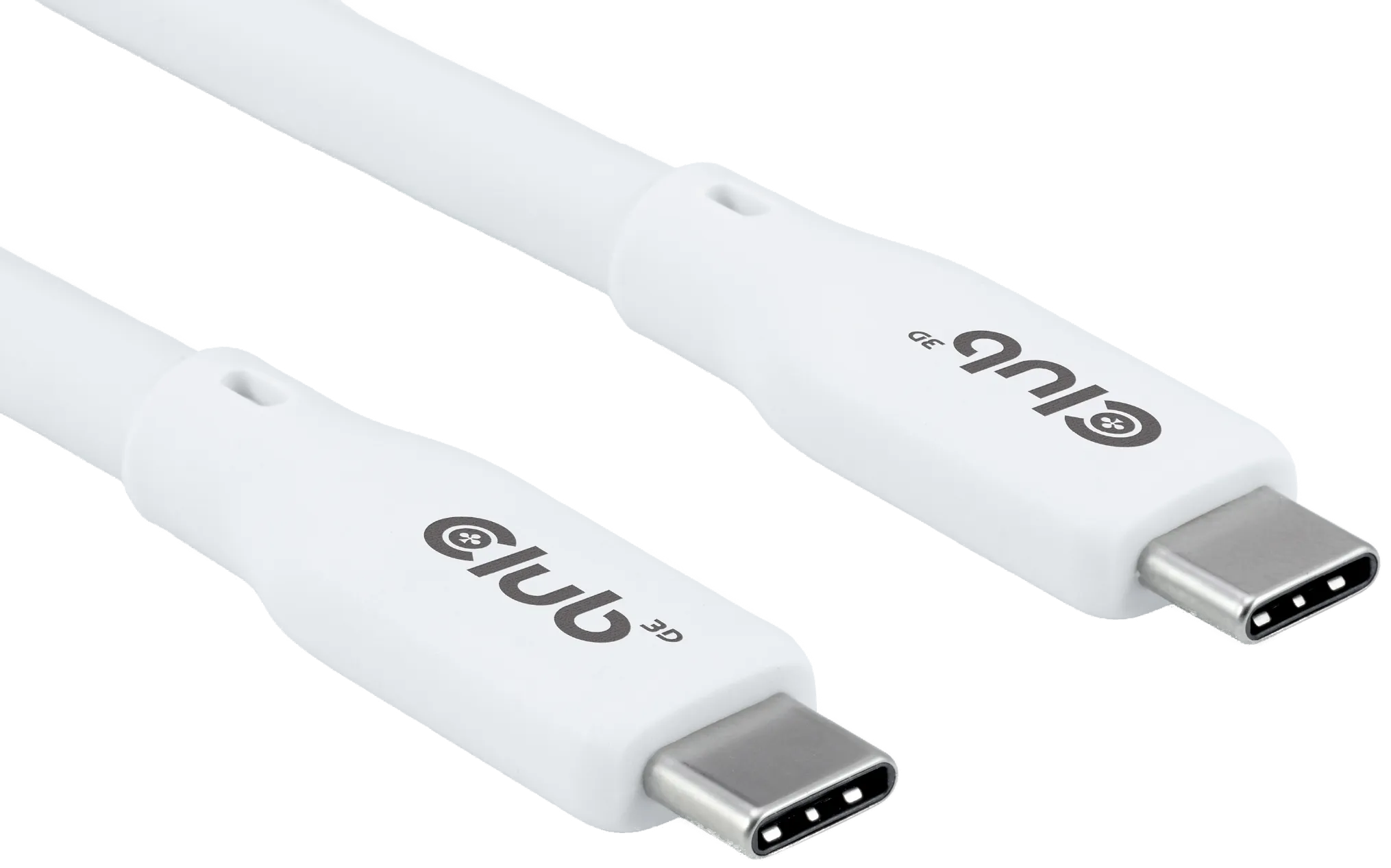 Club3D Lifestyle USB-C Kabel  PD 240W,20Gbps  2m weiß  St/St retail