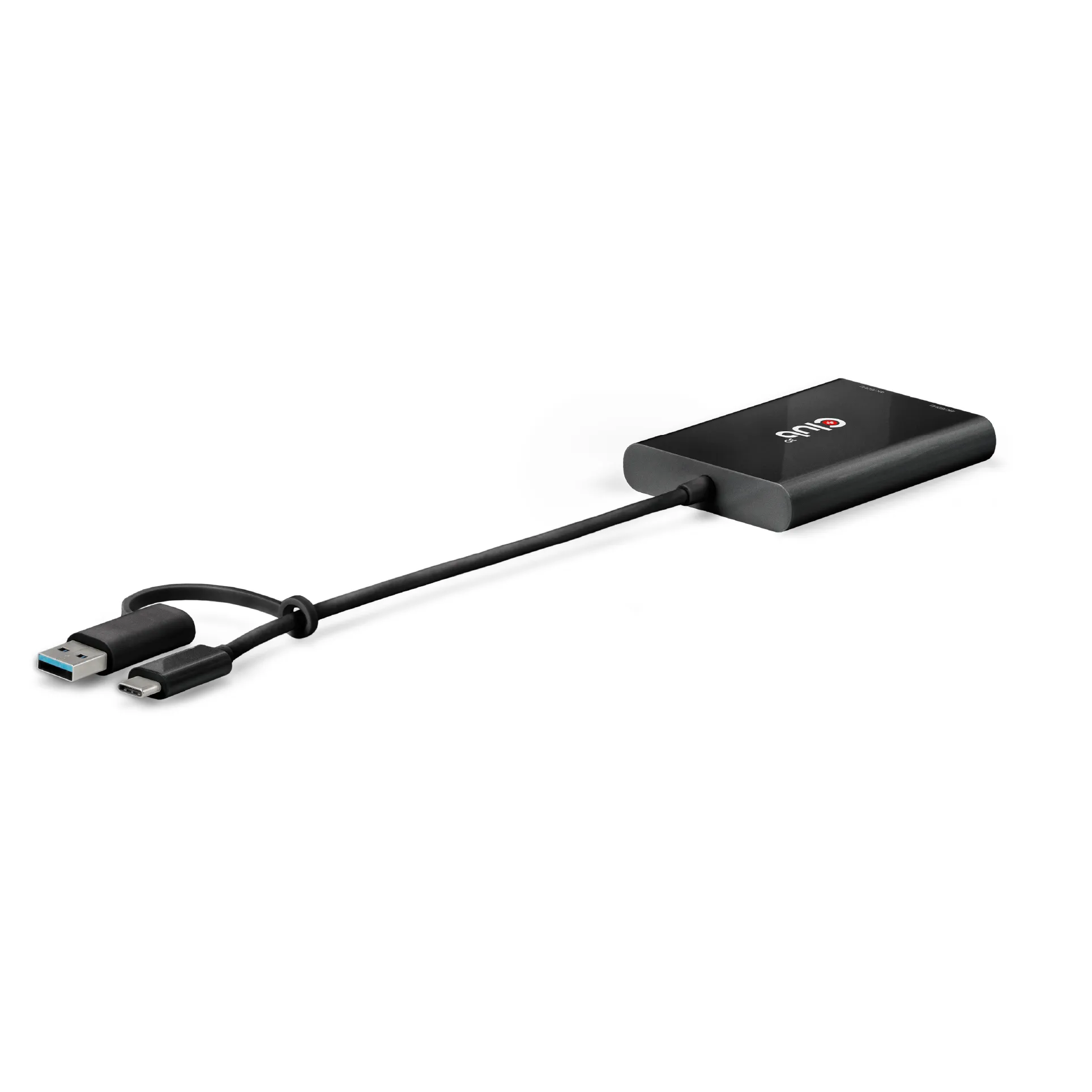 Club3D Adapter USB-C (USB A Adapter) > 2x DP 4K@60Hz St/Bu retail Club3D Adapter USB-C (USB A Adapter) > 2x DP 4K@60Hz St/Bu retail