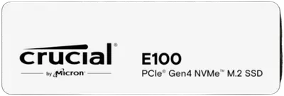 SSD    2TB Crucial M.2  (2280)  E100 Gen4 NVMe PCIe intern retail