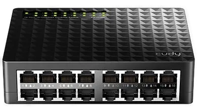 Cudy 16-Port 10/100 Mbps Metal Switch, FS1016