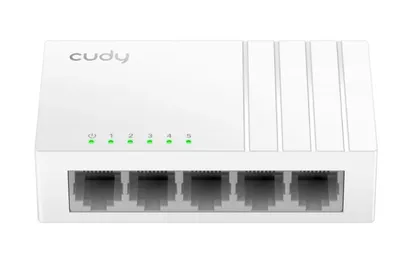 Cudy FS105D switch No administrado Fast Ethernet (10/100) Blanco