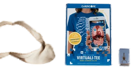Curiscope MINT Virtuali-tee, Augmented Reality T-Shirt, Größe L für Erwachsene Curiscope MINT Virtuali-tee, Augmented Reality T-Shirt, Größe L für Erwachsene