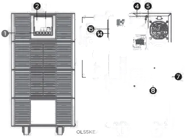 Cyberpower USV OLS5KEA-IEC 19" 5000VA/4800W Online Cyberpower USV OLS5KEA-IEC 19" 5000VA/4800W Online