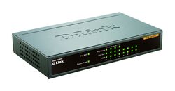 D-Link DES-1008PA network switch Unmanaged Fast Ethernet (10/100) Power over Ethernet (PoE) Black