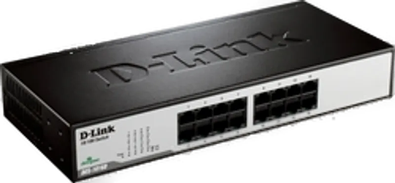 D-Link DES 1016D - Switch - 0.1 Gbps - Amount of ports: 1 U - USB Rack module (DES-1016D/E)