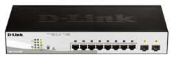 Switch 280mm D-Link DGS-1210-08P 2*SFP/ 8*GE PoE retail