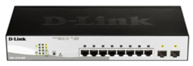 Switch 280mm D-Link DGS-1210-08P 2*SFP/ 8*GE PoE retail