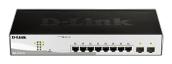 Switch 280mm D-Link DGS-1210-10           2*SFP/ 8*GE retail