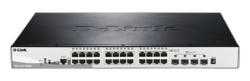 Switch 440mm D-Link DGS-1510-28XMP 4*SFP+/24*GE PoE retail