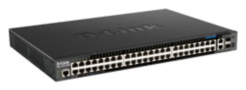 Switch 440mm D-Link DGS-1520-52MP 2*SFP+/ 2*XGE/44*GE PoE retail