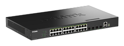 Switch 440mm D-Link DGS-1530-28P 4*SFP+/24*GE PoE retail