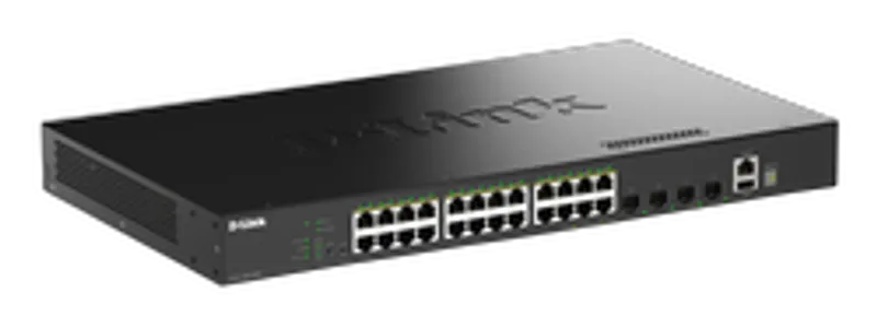 Switch 440mm D-Link DGS-1530-28P           4*SFP+/24*GE PoE retail
