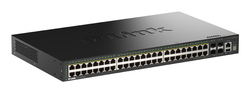 Switch 440mm D-Link DGS-1530-52P 4*SFP+/48*GE PoE retail