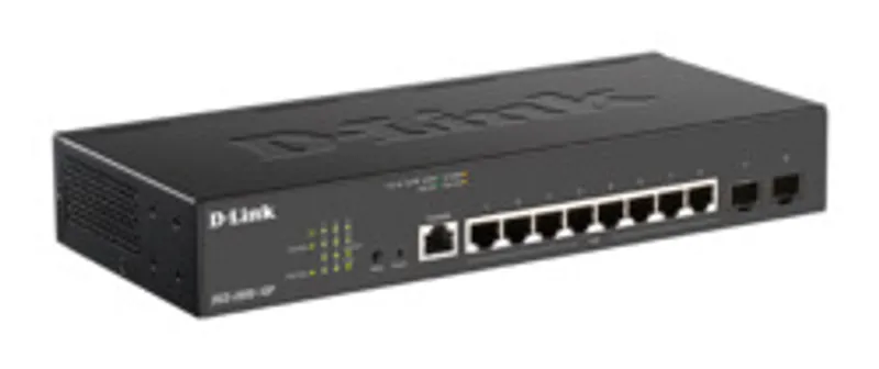 D-Link DGS-2000-10P network switch Managed L2/L3 Gigabit Ethernet (10/100/1000) Power over Ethernet (PoE) 1U Black