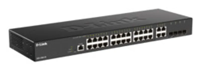 D-Link DGS-2000-28 network switch Managed L2/L3 Gigabit Ethernet (10/100/1000) 1U Black