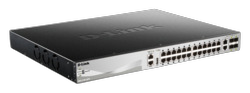 D-Link DGS-3130-30PS/E network switch Managed L3 Gigabit Ethernet (10/100/1000) Power over Ethernet (PoE) Grey