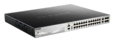 D-Link DGS-3130-30PS/E network switch Managed L3 Gigabit Ethernet (10/100/1000) Power over Ethernet (PoE) Grey
