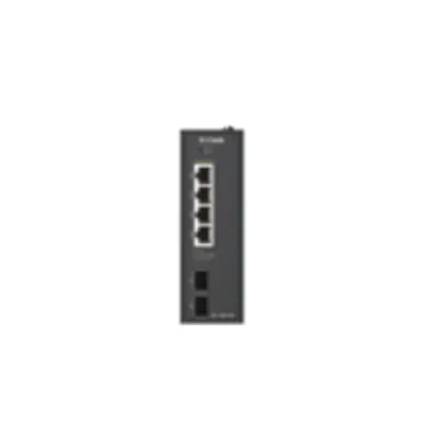 D-Link DIS-100G-06P 6-Port GB Industrial Unmanag.PoE+ Switch