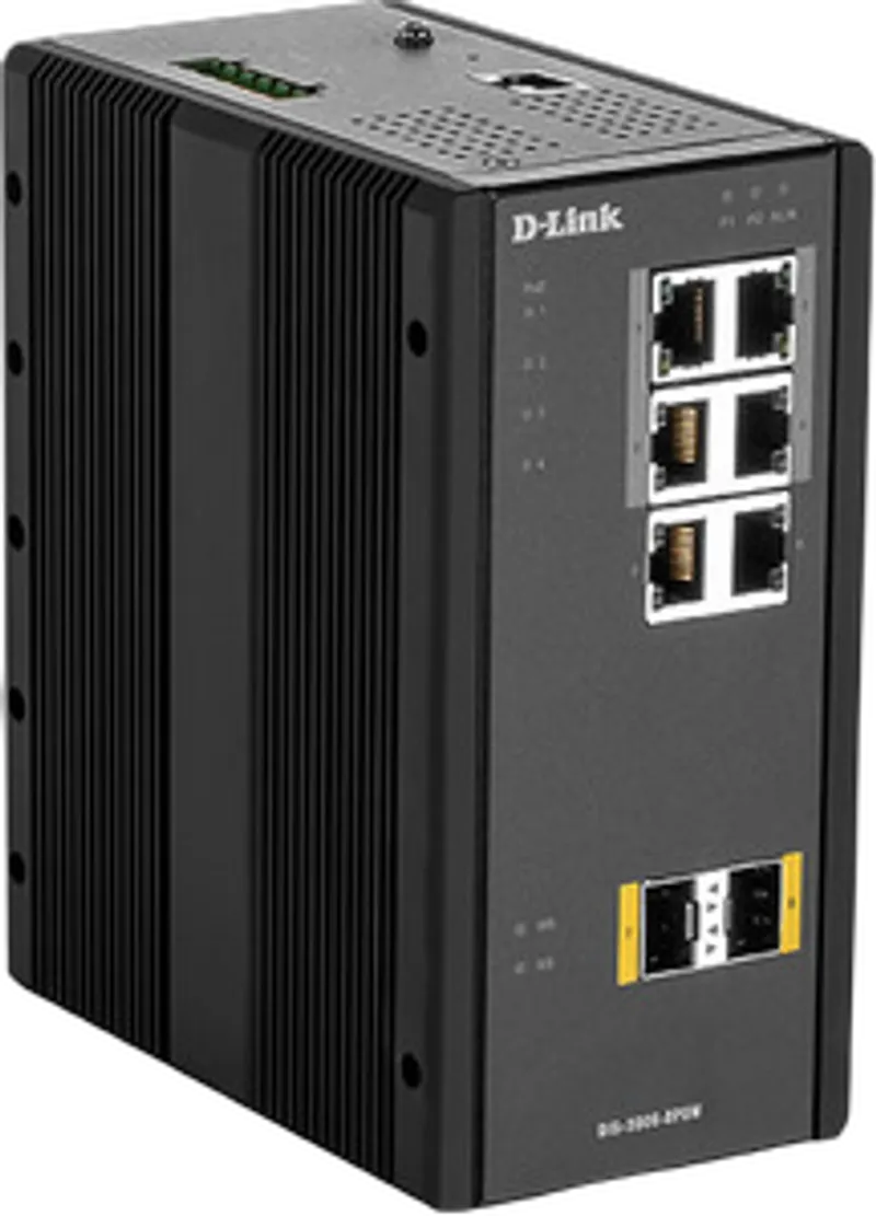D-Link DIS-300G-8PSW 8-Port Gigabit Industrie Switch