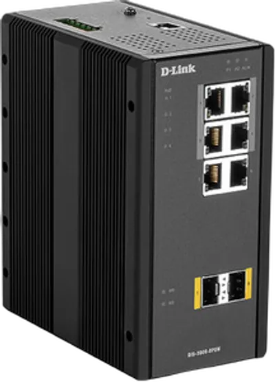 D-Link DIS-300G-8PSW 8-Port Gigabit Industrie Switch