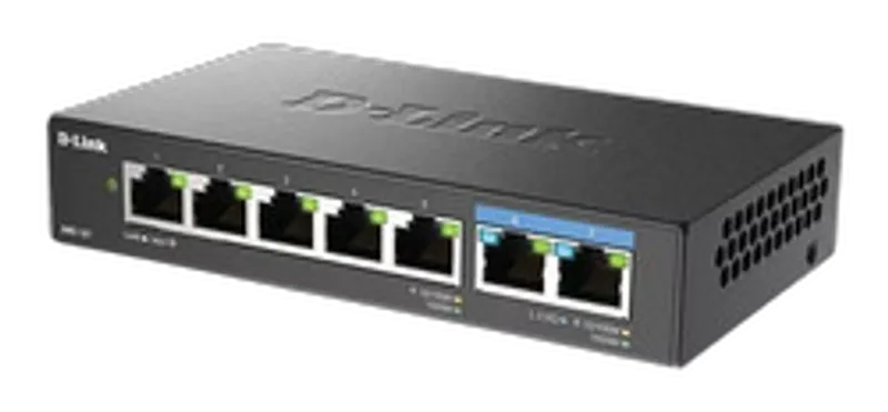 Switch Desk. D-Link DMS-107                  5*GE/2*2.5GE retail