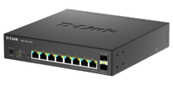 D-Link DMS-1250-10SPL/E-10-Port PoE M-Gigabit Smart Mngd Switc