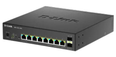 D-Link DMS-1250-10SPL/E-10-Port PoE M-Gigabit Smart Mngd Switc